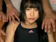 「桃音まみる、ブルマ・スク水・めがね・放尿・イラマ、パイパン、黒人っとフルコース！」のキャプチャー画像