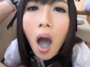 「大槻ひびき、フェラ抜き口内発射ゴックン長時間悶絶お掃除フェラ」のキャプチャー画像