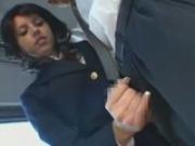 「黒髪ハイスクールバスで米国女子高生に手コキフェラしてもらおう！」のキャプチャー画像