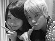 「AKB48柏木由紀とNEWS手越祐也の親密ラブラブ写真」のキャプチャー画像